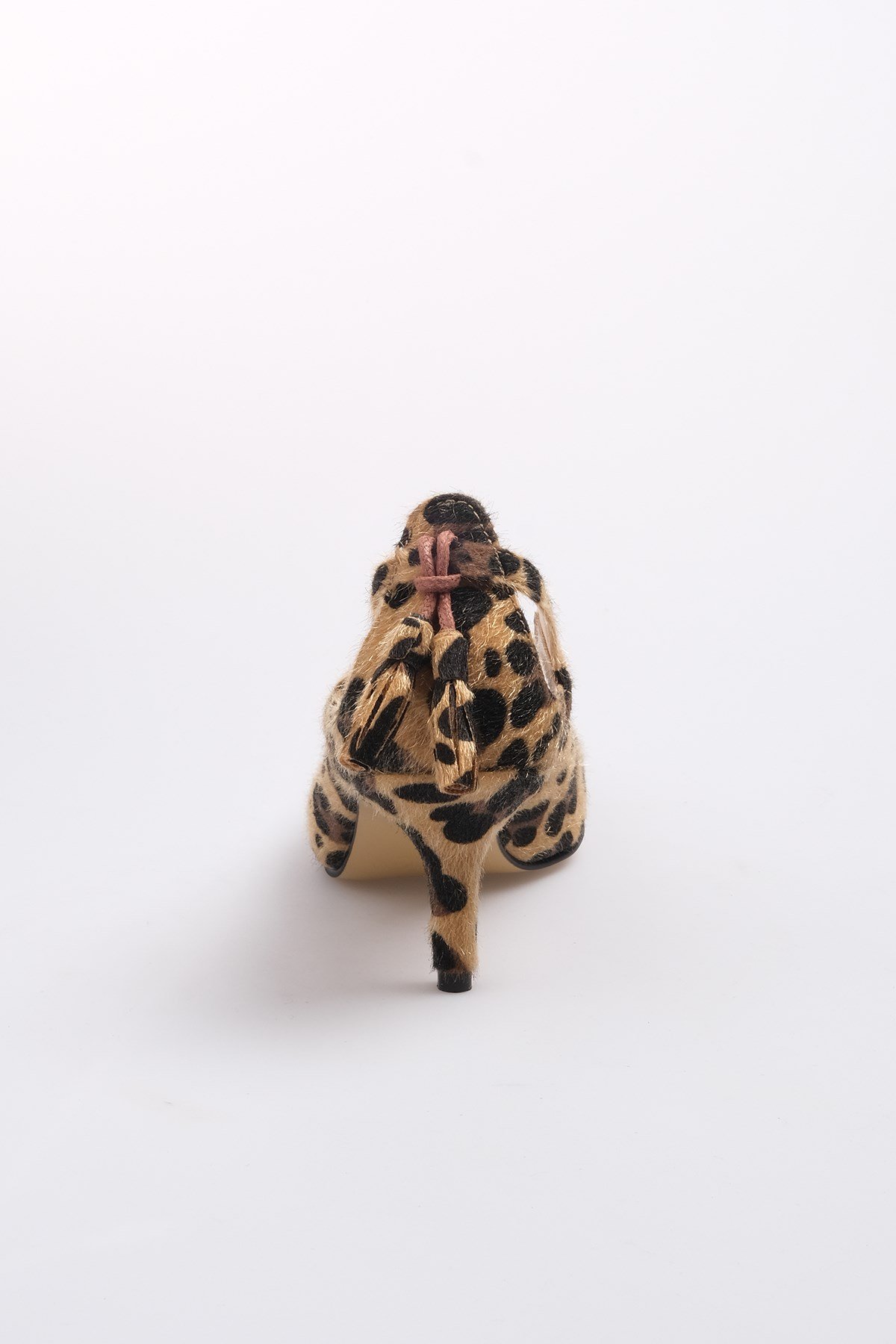 Drop Leopar Topuklu Ayakkabı-Kısa Topuklu-Mio Gusto-09037LEO