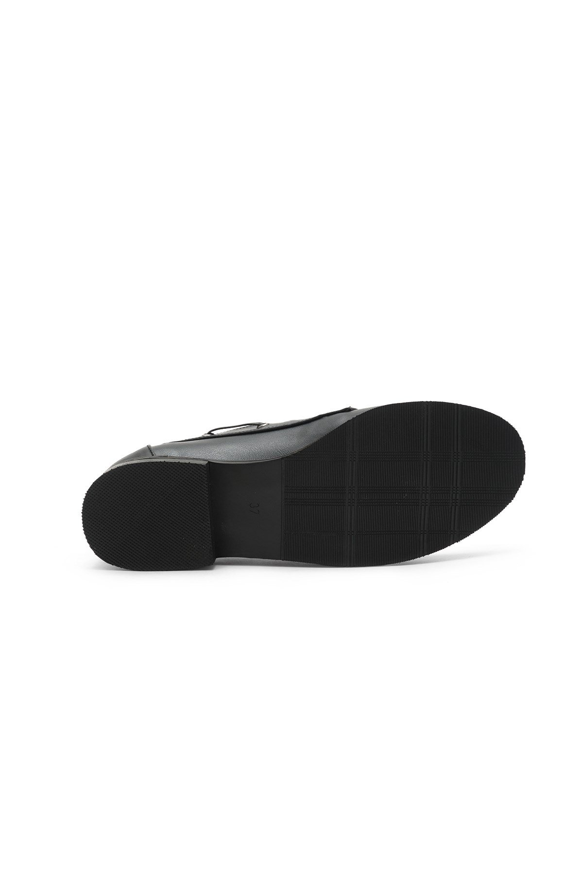 Kahverengi Rugan Kalın Tabanlı Loafer 4,5 cm | Mio Gusto