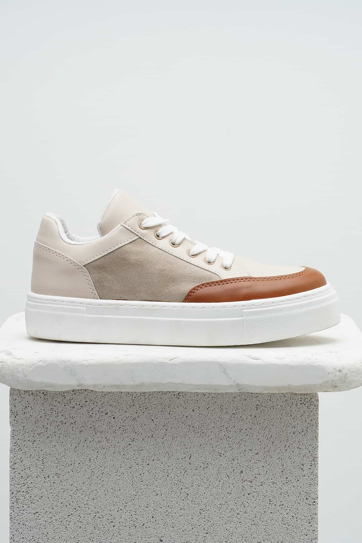 Pony Bej Sneaker-SPOR-Mio Gusto-05010NUC