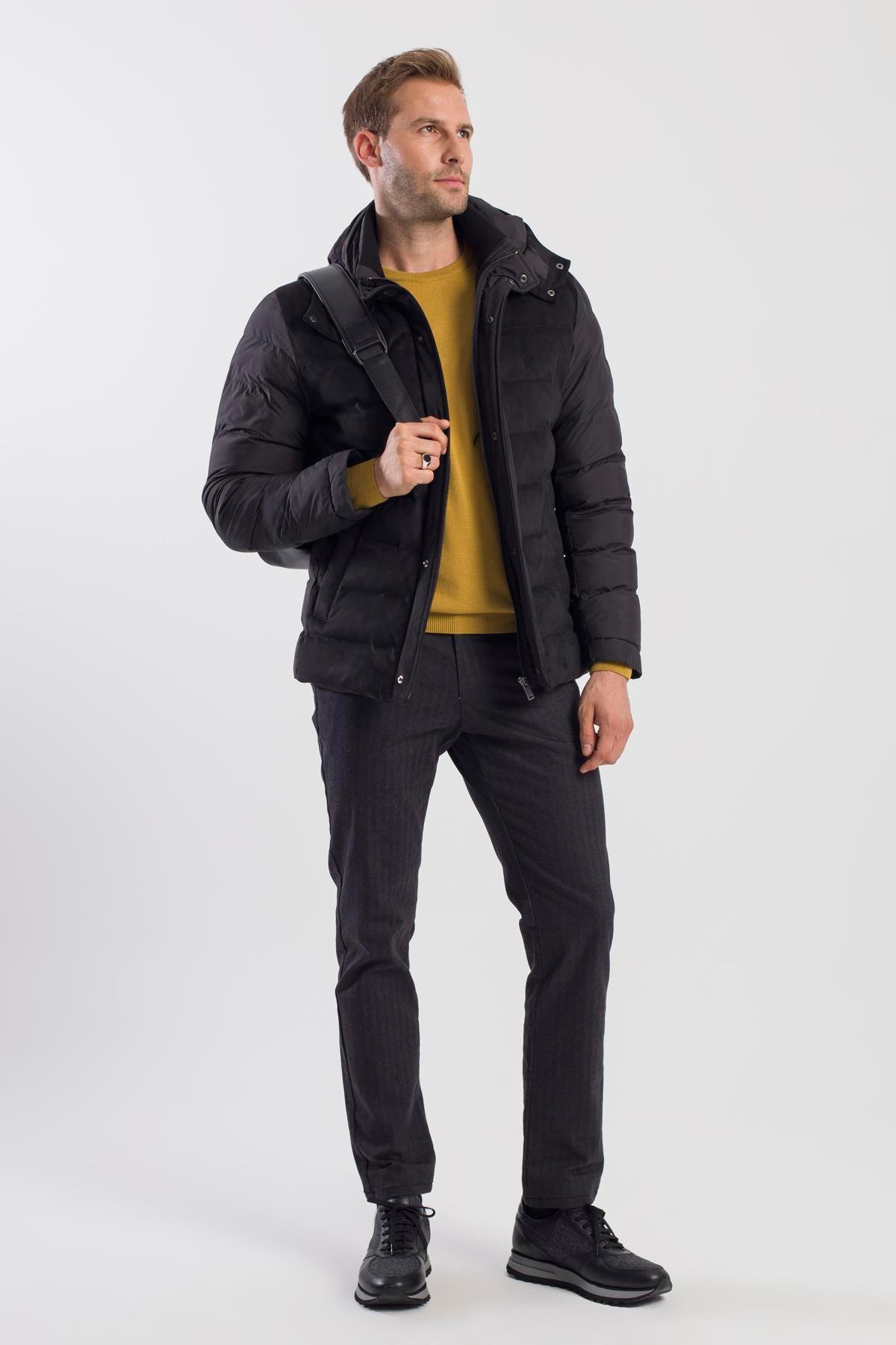 Siyah Casual Fermuarlı Sırt Çantası