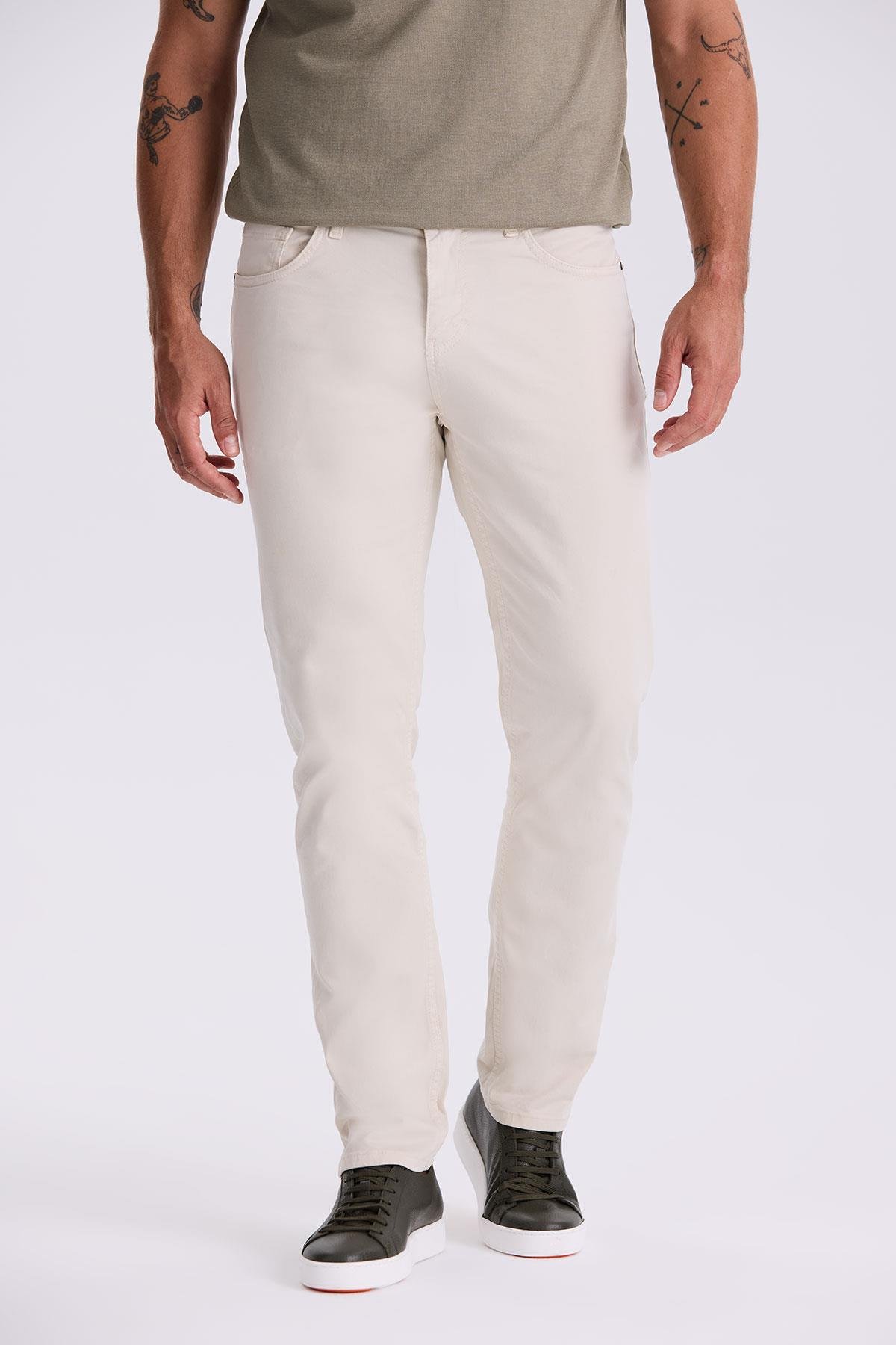 Taş Comfort Fit Kanvas Spor Pantolon
