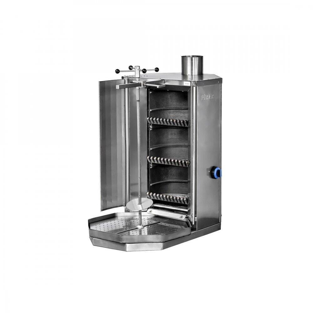 M077-K3 KÖMÜRLÜ DÖNER MAKİNESİ 3 Gözlü