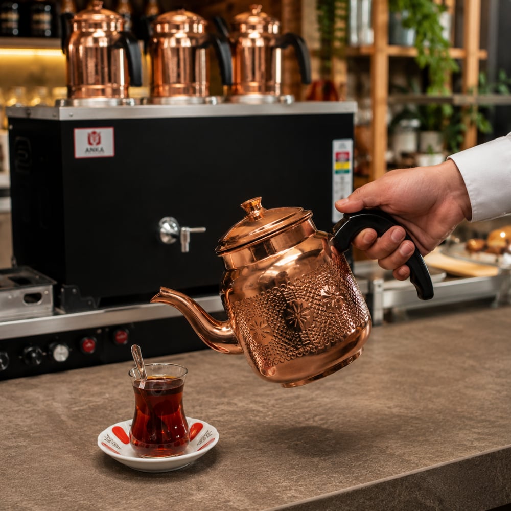 Anka Eko Bakır Demlik 2 Litre