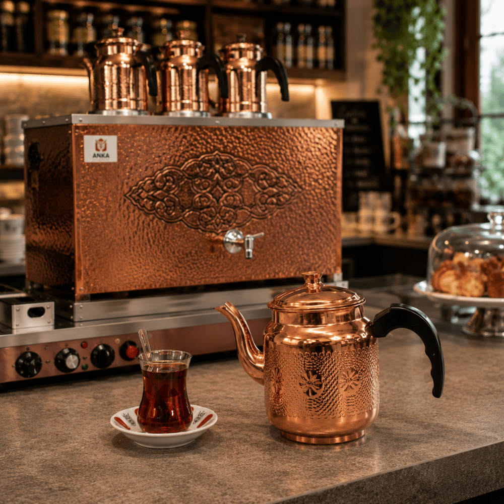 Anka Eko Bakır Demlik 2 Litre