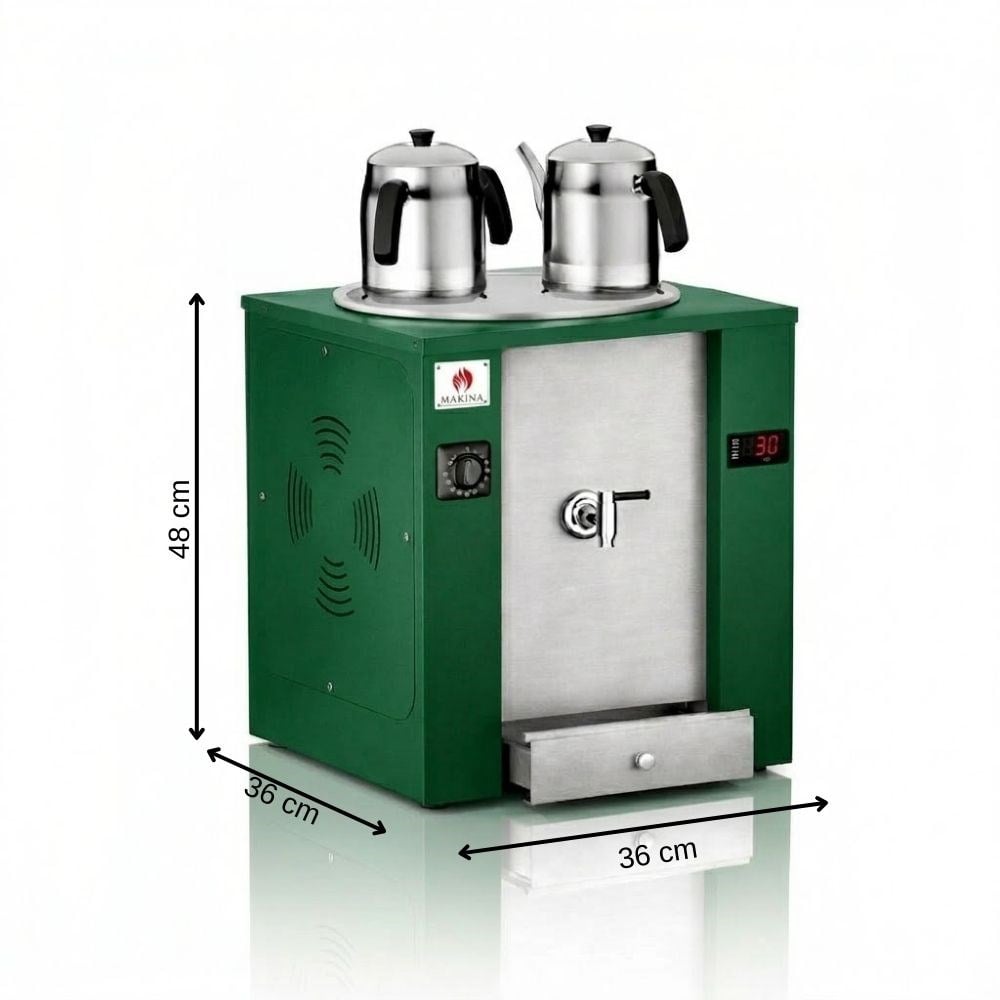 Anka Elektrikli Pro Exper Dijital 15 Litre Çay Makinesi Yeşil
