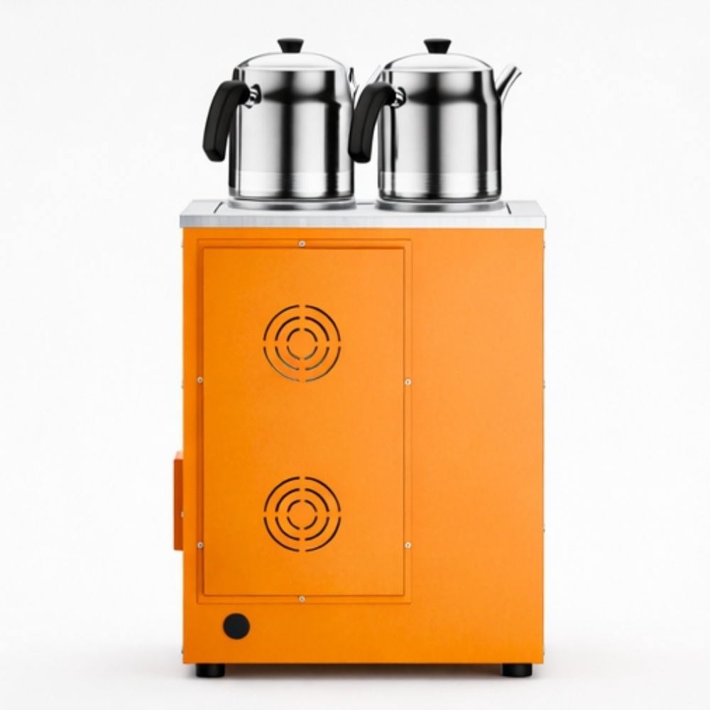 Anka Elektrikli Pro Chef Dijital 16 Litre Çay Makinesi Turuncu