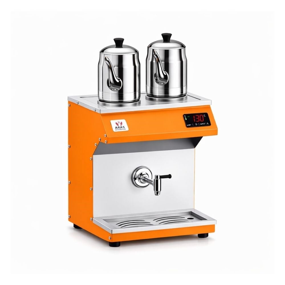 Anka Elektrikli Pro Chef Dijital 16 Litre Çay Makinesi Turuncu