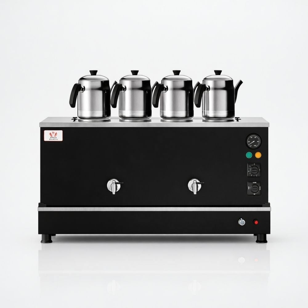 Anka Tüplü Pro Compact Hibrit Smart 4 Demlikli 40 Litre Çay Makinesi