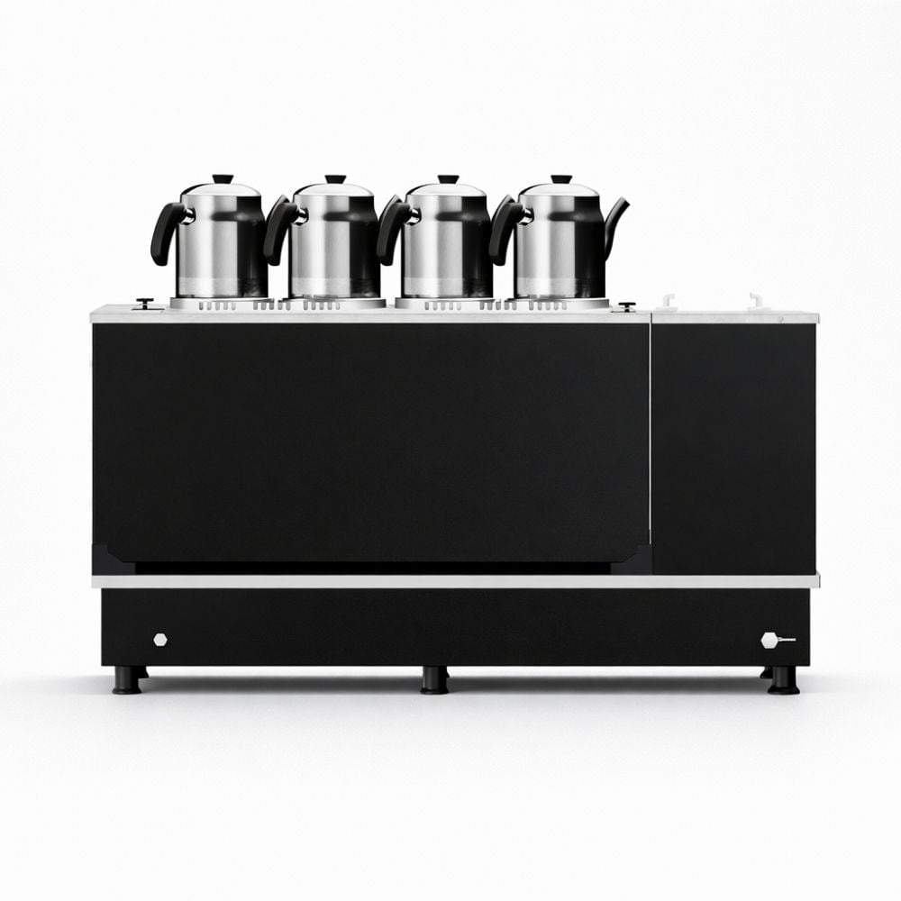 Anka Tüplü Statik Turbo Hibrit Smart 4 Demlik 40 Litre Çay Makinesi