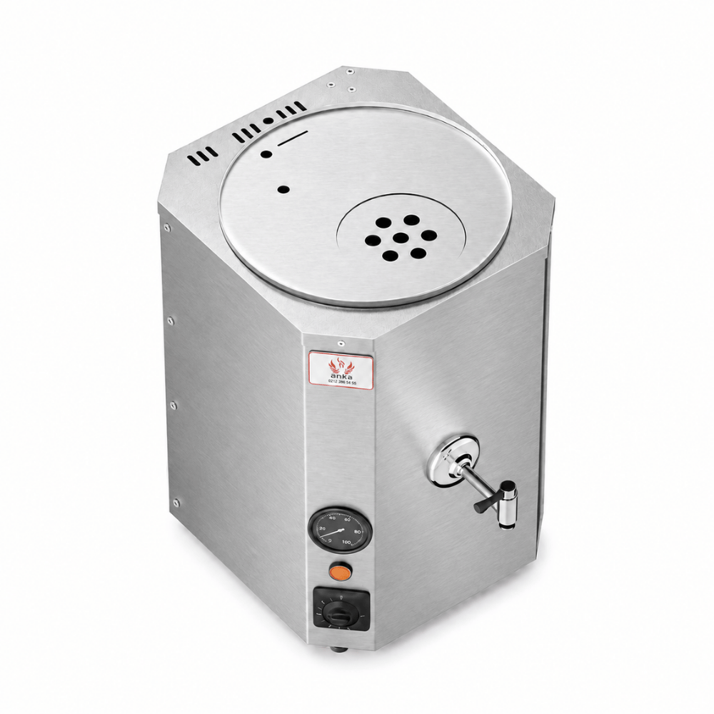 Anka Yeni Nesil Çay Makinesi 1 Demlikli 10 Litre Inox