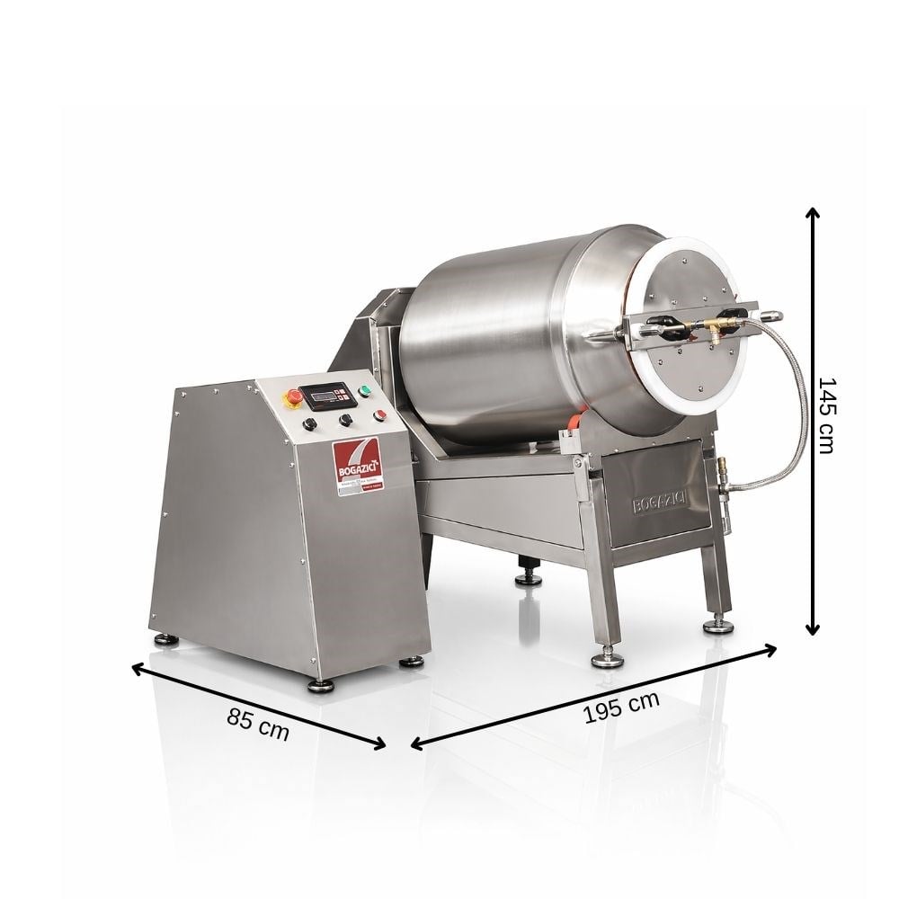 Boğaziçi 400 Litre Soğutmalı  Et Tamburu- Soslama Makinesi