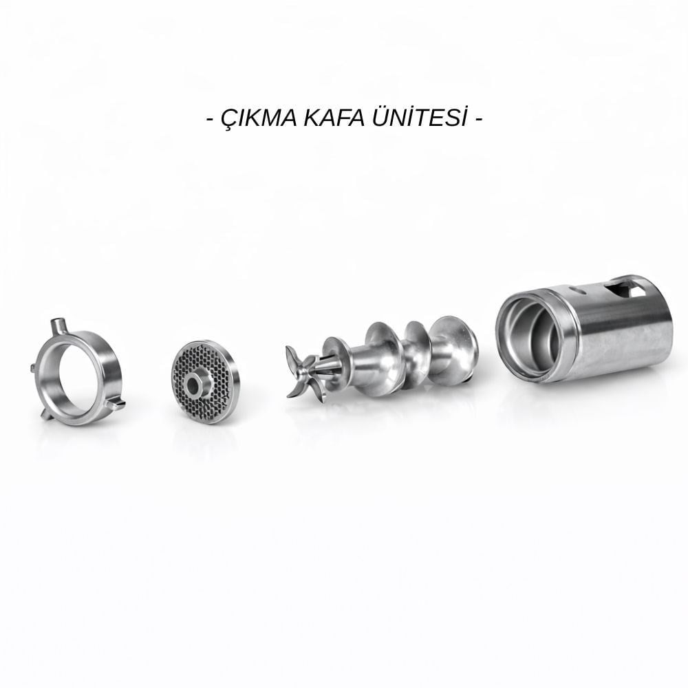 Boğaziçi No 32 Çıkma Kafa Paslanmaz Kıyma Makinesi 380V