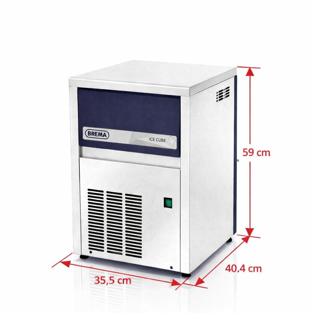 Brema 23 kg/gün Hazneli Ticari Küp Buz Makinesi – CB 184 A HC