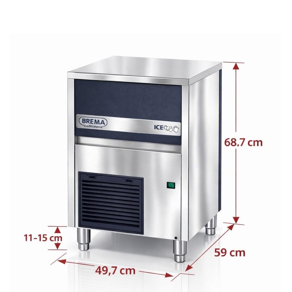 Brema 44 kg/gün Hazneli Ticari Küp Buz Makinesi – CB 416 A HC