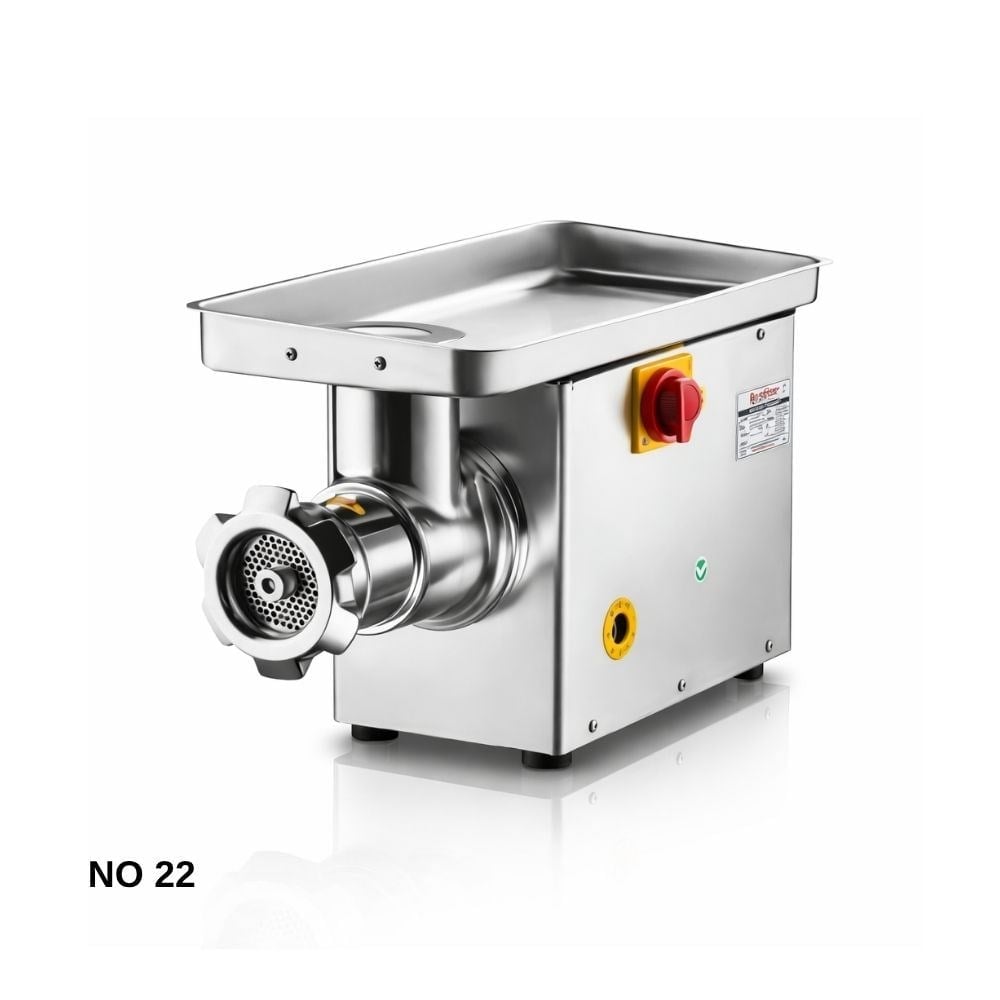 Çağdaş No 22 Sifero Çelik Kaplama Kıyma Makinesi 220V