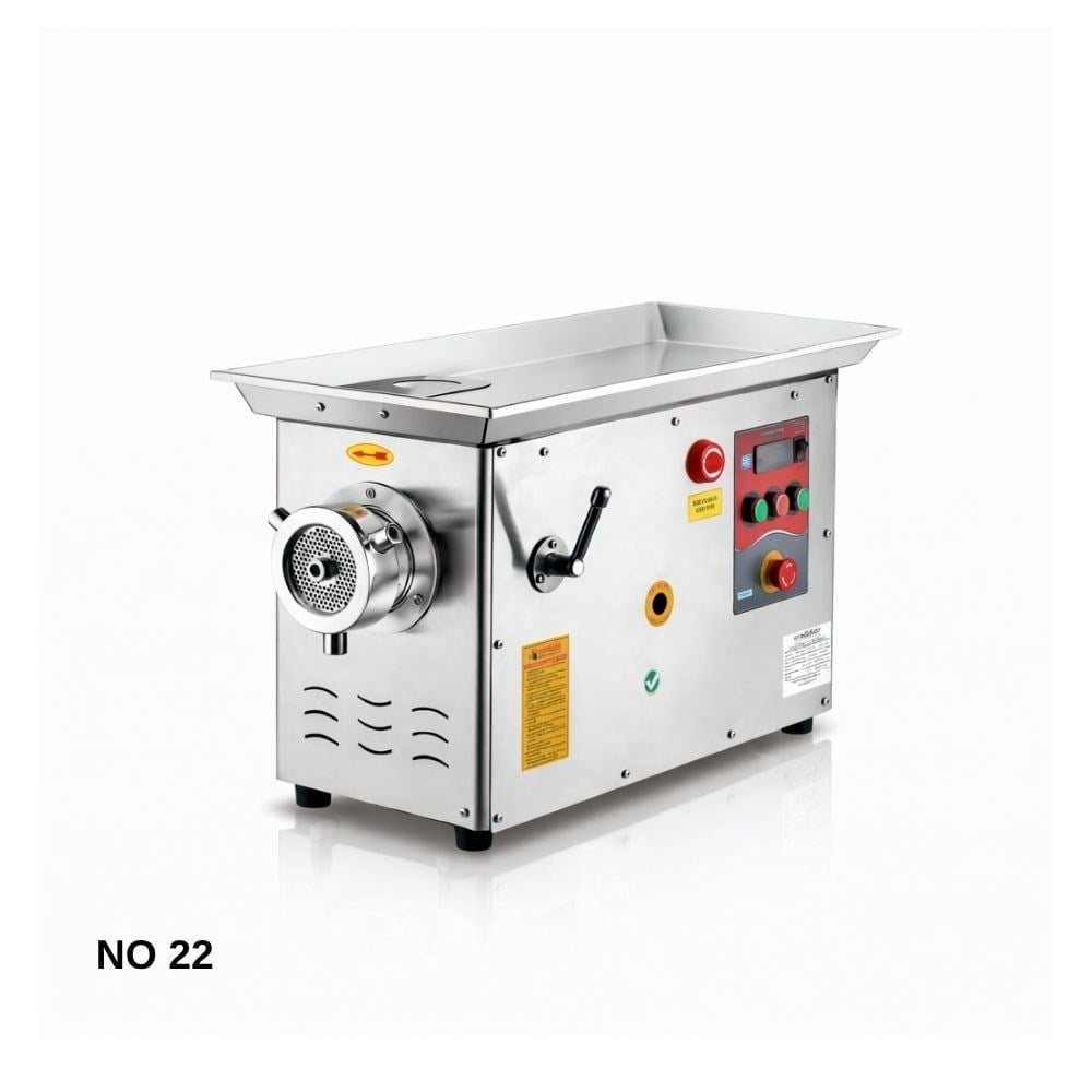 Çağdaş No 22 Sök Tak Kafa Soğutmalı Paslanmaz Kıyma Makinesi 380V