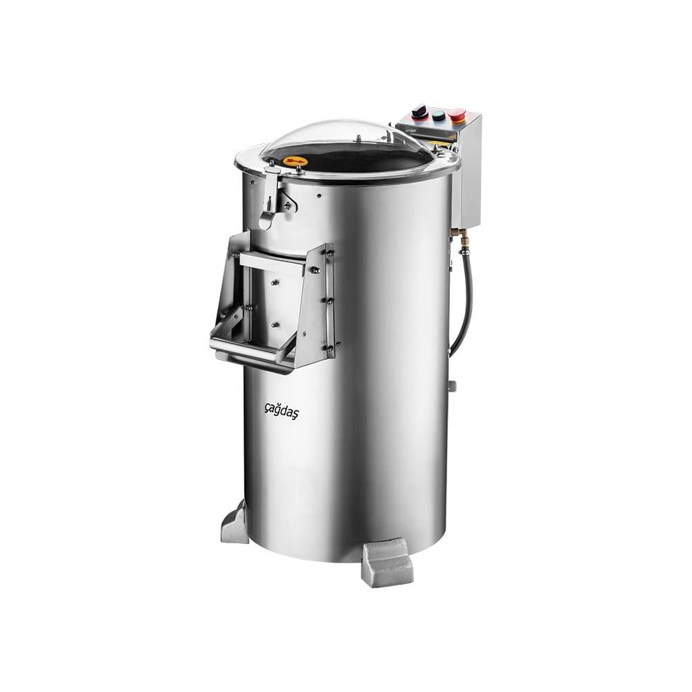 Çağdaş Endüstriyel Zımparalı 20 Kg / Sefer Patates Soyma Makinesi 380V