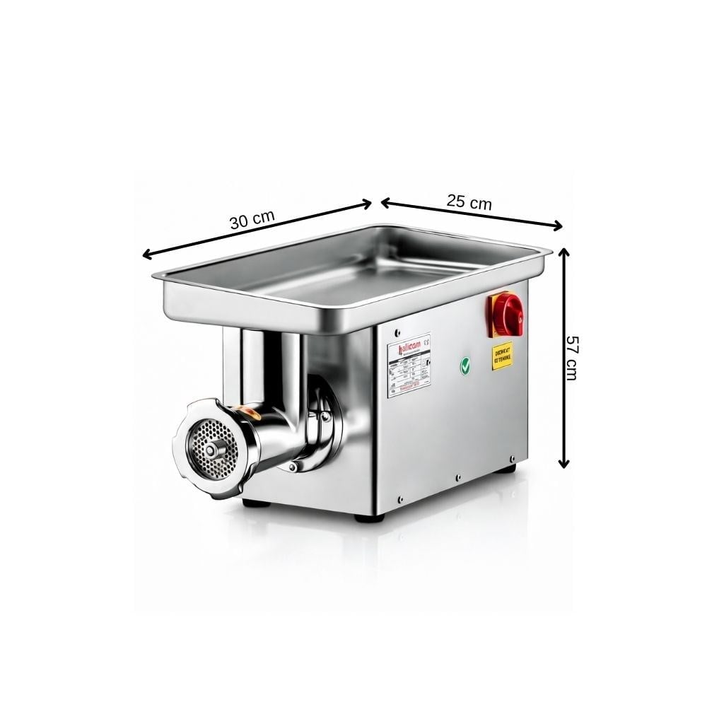 Çağdaş No 12 Sifero Çelik Ev Tipi Kıyma Makinesi 220V