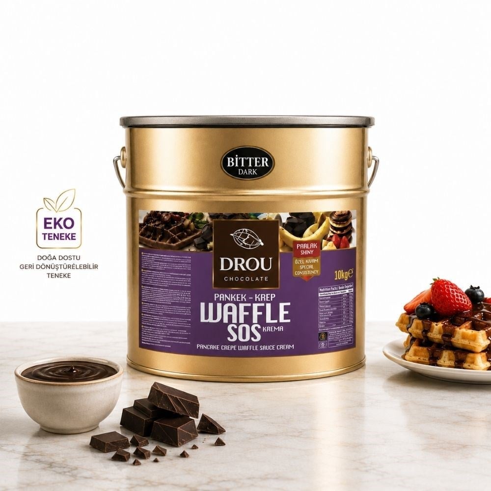 Callei Drou Eko Bitter Waffle Krep Pankek Sos 10 Kg