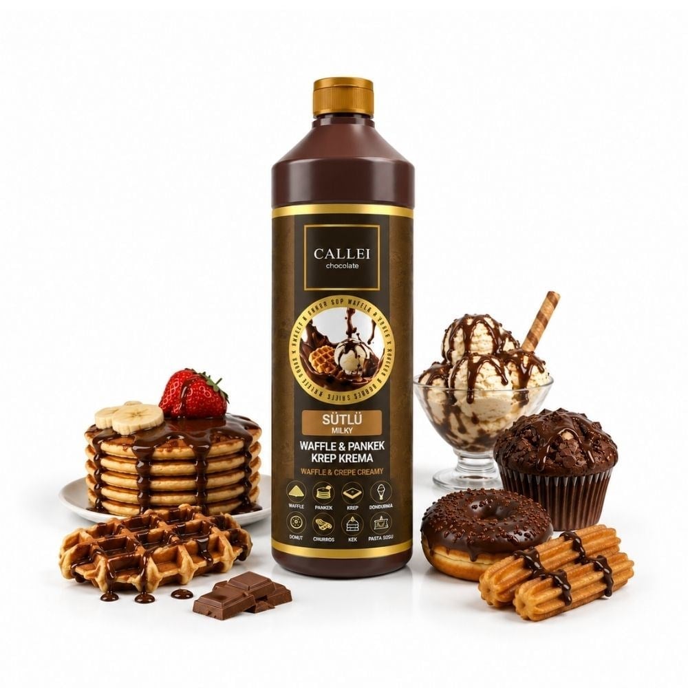 Callei Sütlü Waffle Sos 1 Kg