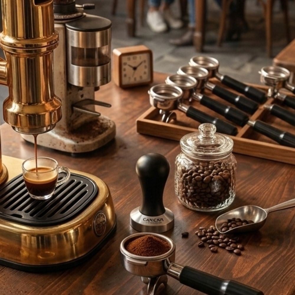 Cancan 53 mm Tamper Paslanmaz Çelik Taban– CAN 1708