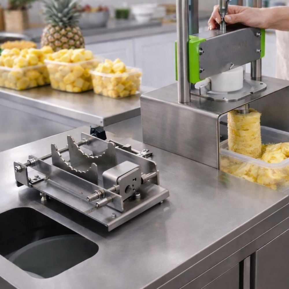 Cancan Ananas Giyotin Köşe Kesme Makinesi – CAN 0810