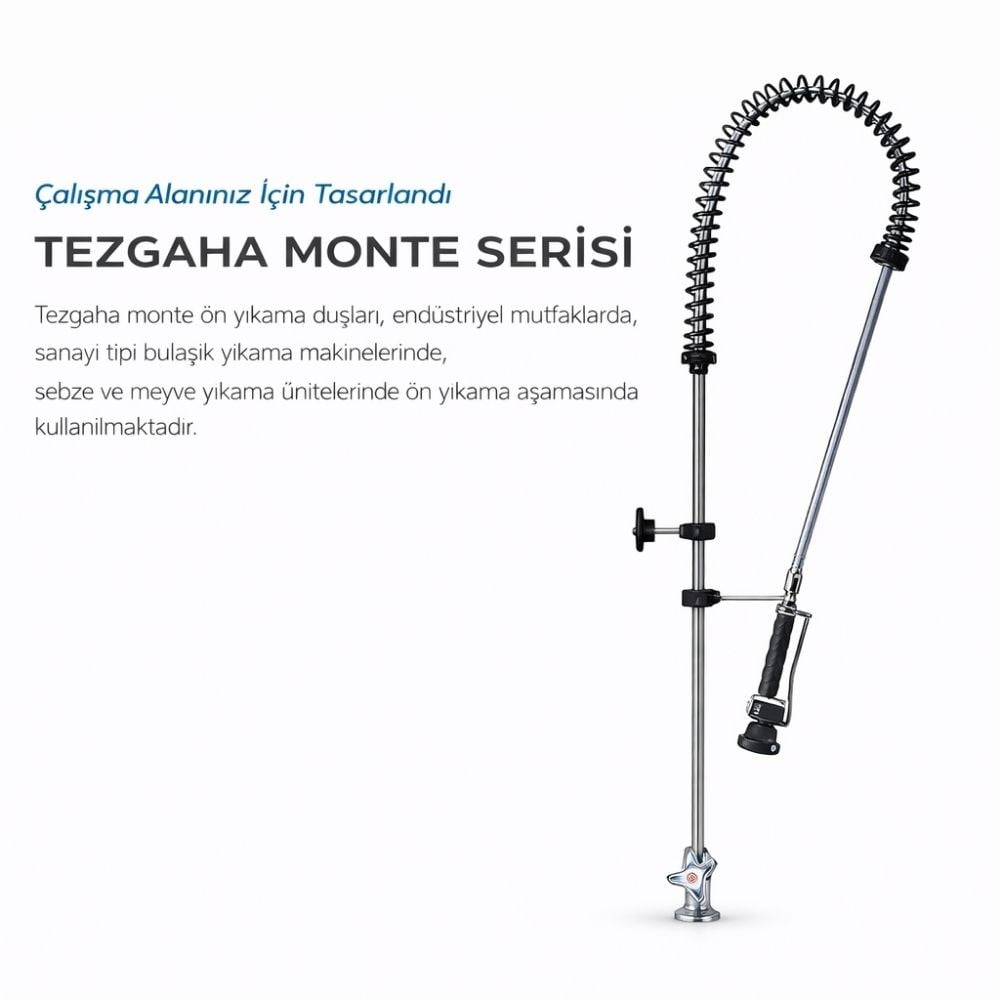 Cancan MT01 Tezgaha Monte Mutfak Bataryası