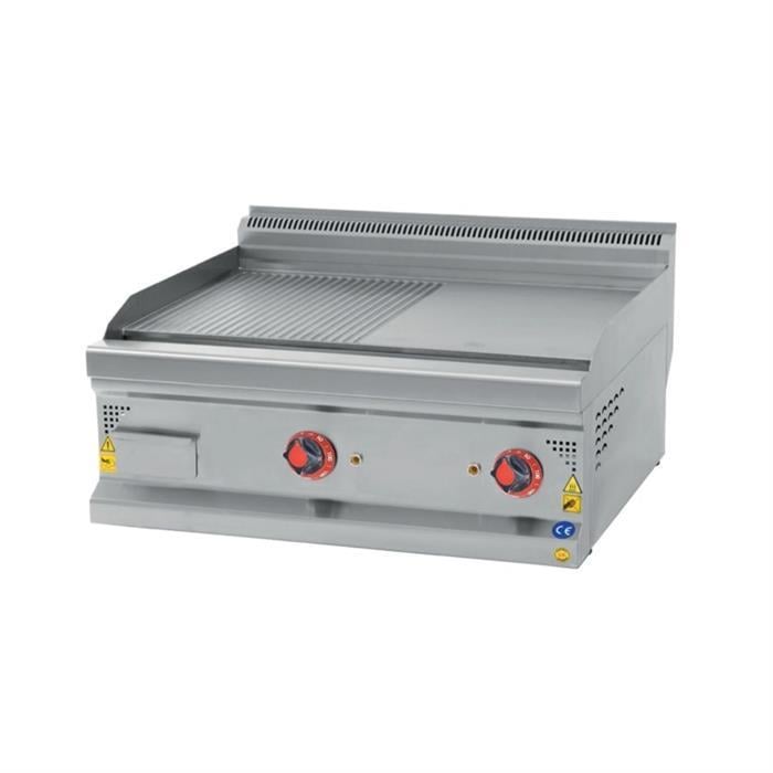 CSA Karacasan 60 cm 600 Seri Set Üstü Elektrikli Yarı Kanallı Izgara 60x60x85Cm