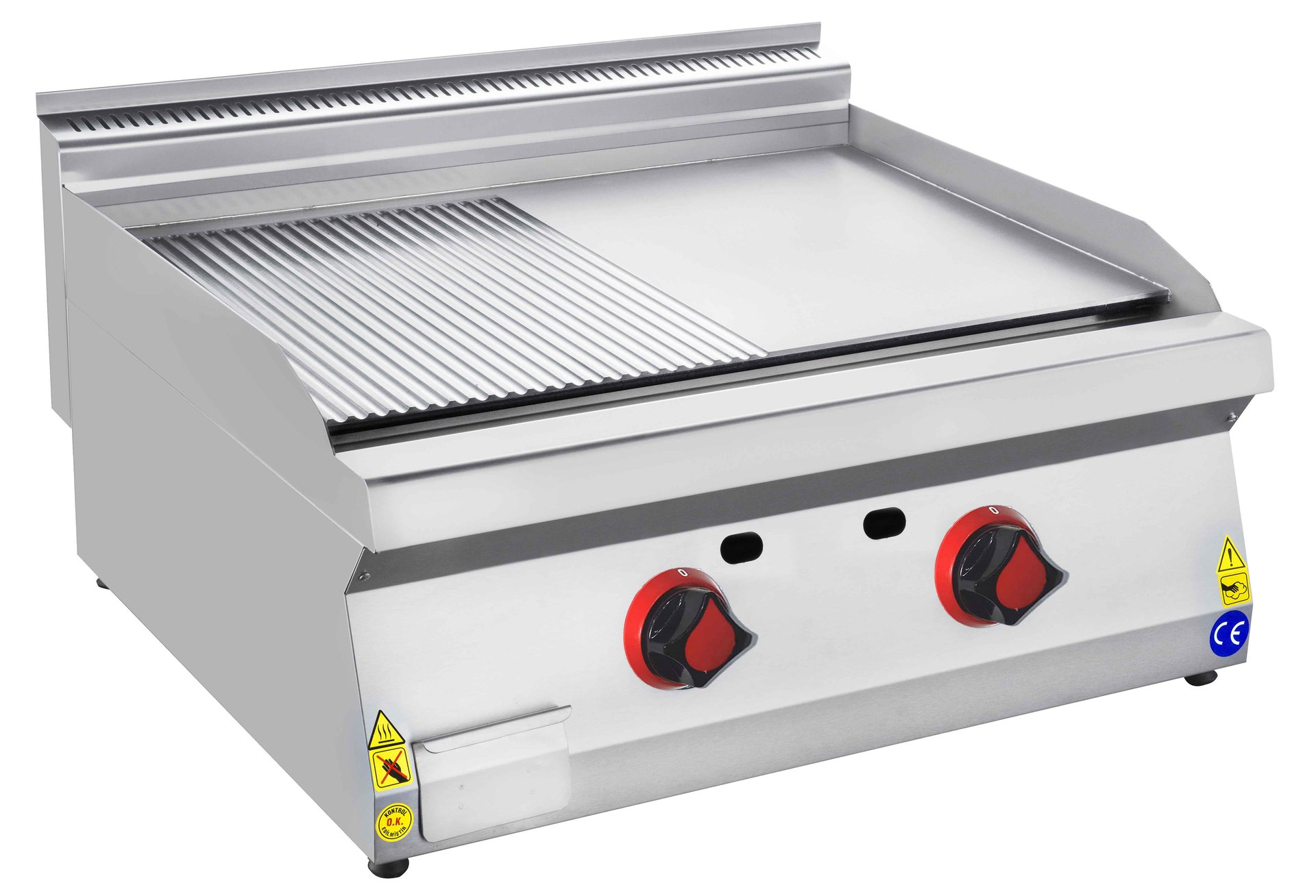 CSA Karacasan 80 cm 700 Seri Set Üstü Tüplü Yarı Kanallı Izgara
