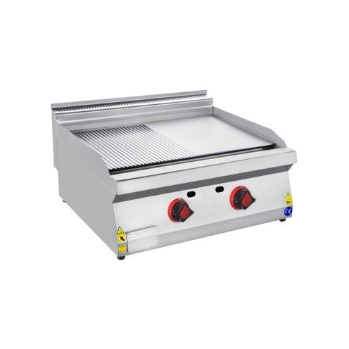 CSA Karacasan 80 cm 700 Seri Set Üstü Tüplü Yarı Kanallı Izgara
