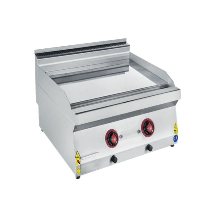 CSA İnox Karacasan Endüstriyel 80 cm 700 Seri Set Üstü Elektrikli Düz Pleyt Izgara