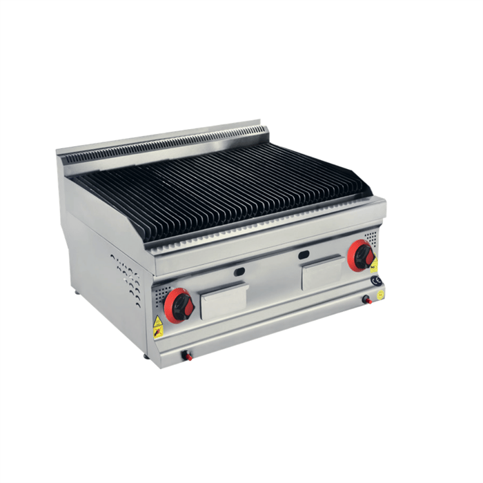 CSA İnox Karacasan Endüstriyel 80 cm 700 Seri Set Üstü LPG Tüplü Sulu Izgara