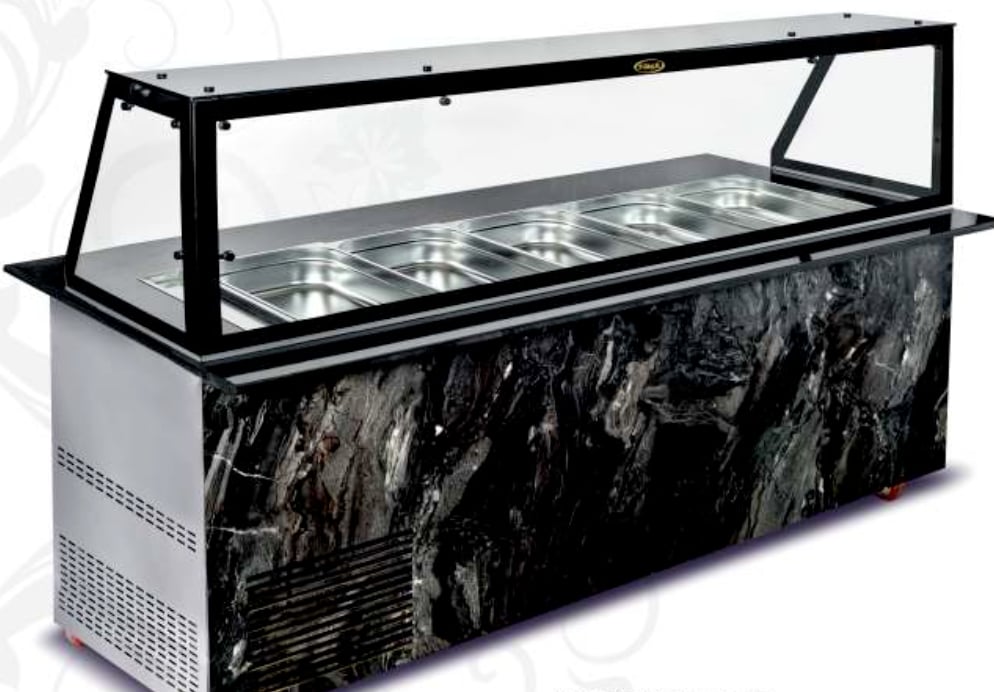 Dampak Salata Bar, Soğutmalı, Çift Kapılı 255 litre