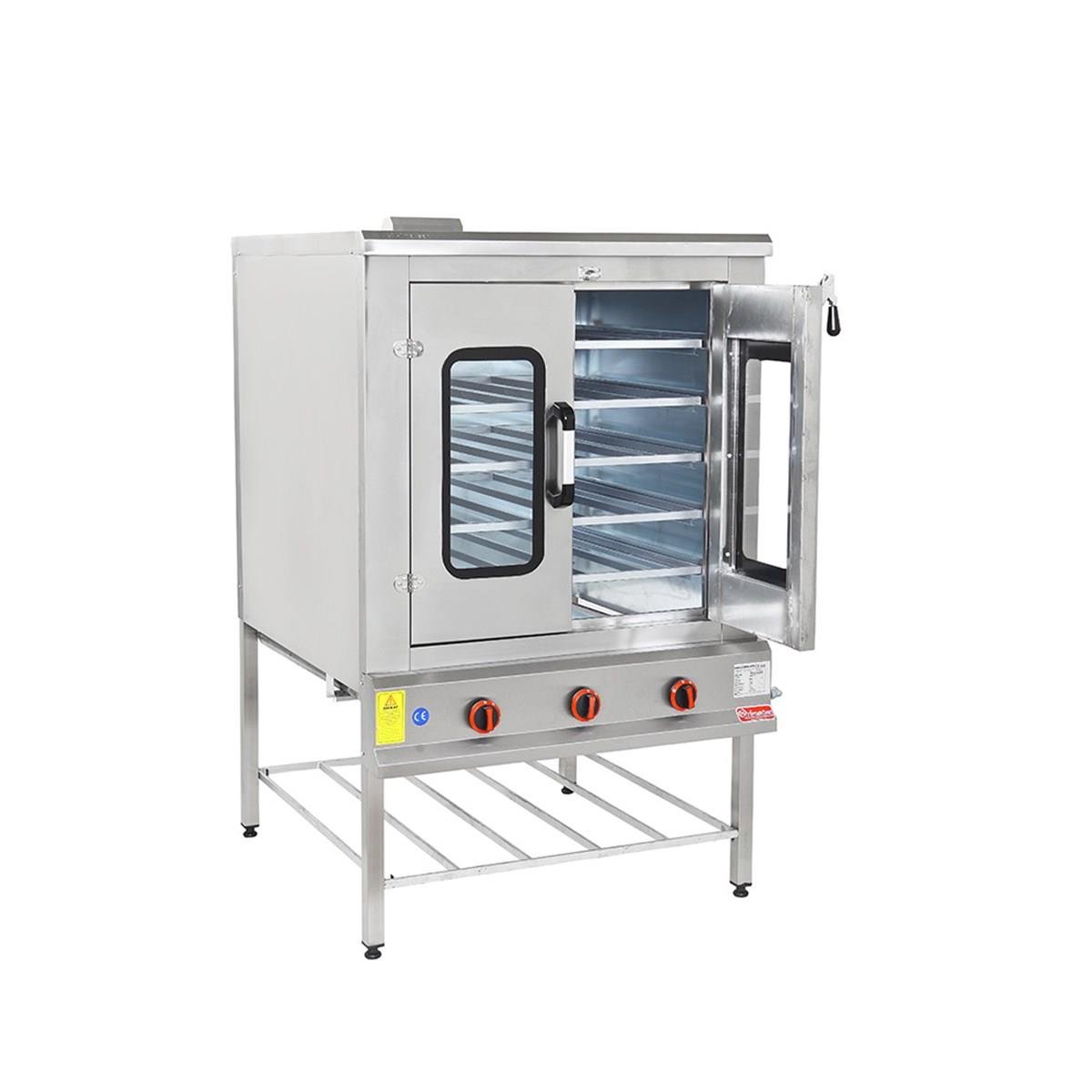 Himaksan  Çift Kapılı 100x100 Doğalgazlı Pasta Börek Fırını