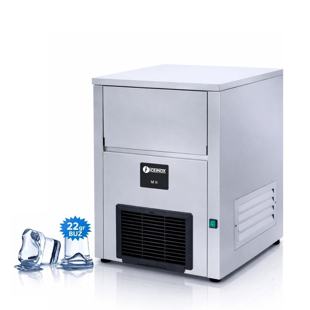 Iceinox 130 kg/gün Kendinden Hazneli Gurme Buz Makinesi – ICE 130