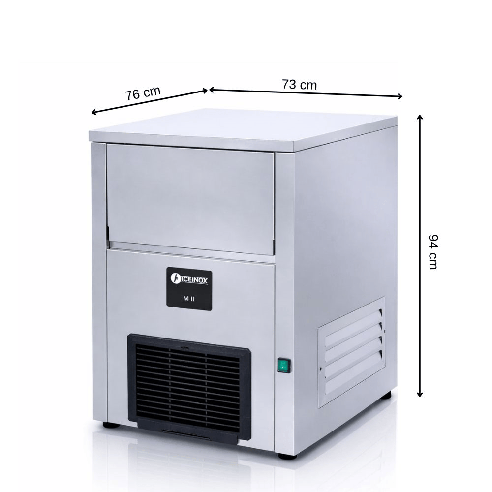 Iceinox 130 kg/gün Kendinden Hazneli Gurme Buz Makinesi – ICE 130