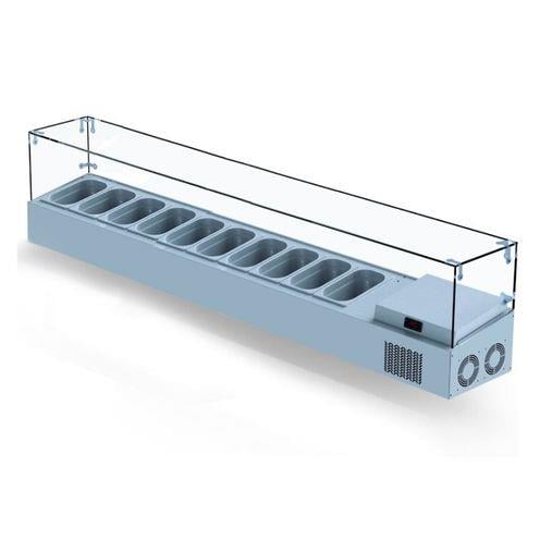 Iceinox Set Üstü Saladbar Cam Kapak GN 1/4-150: 10 Adet