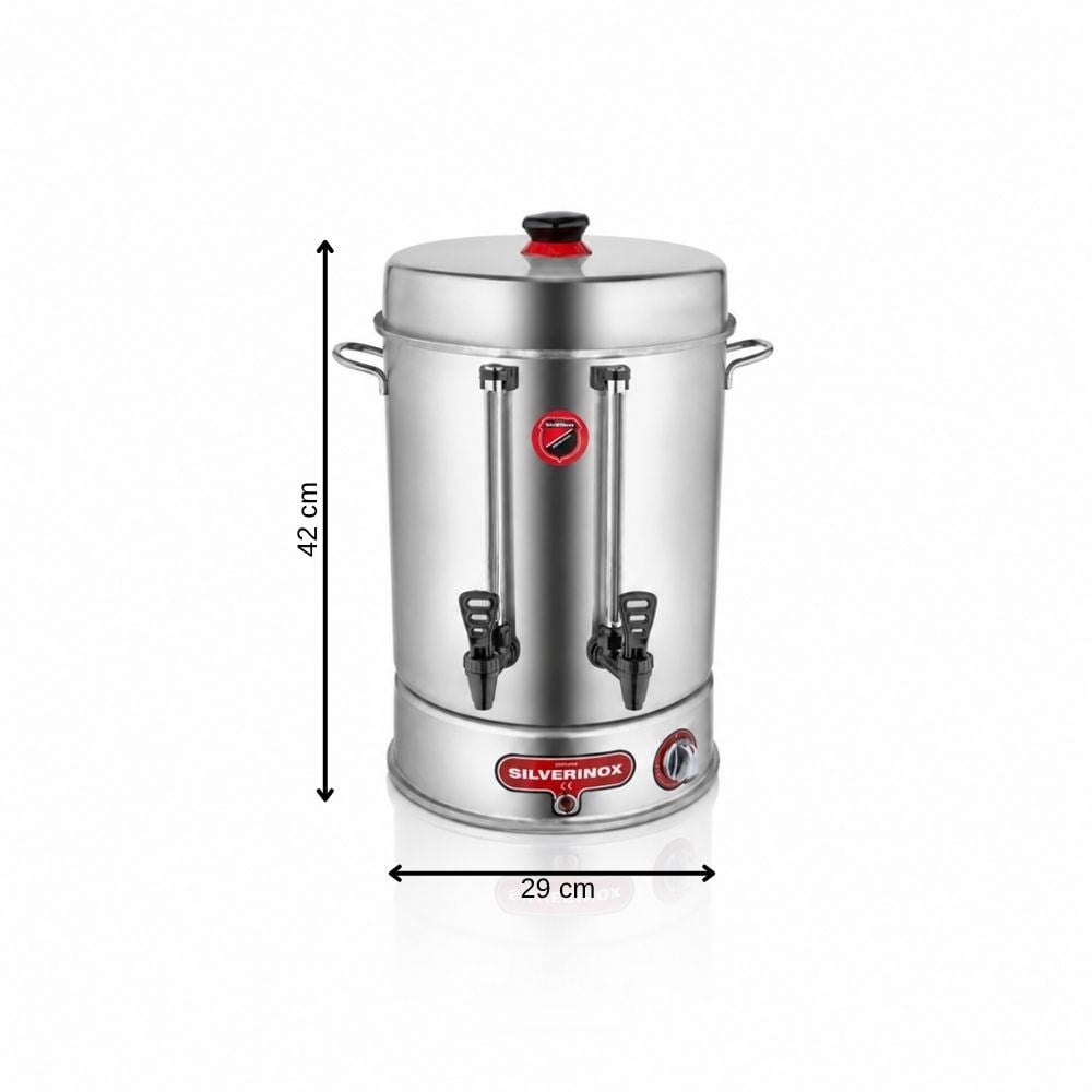 Işıkgaz Silver 80 Bardak Standart Çay Makinesi 9 Lt Çay Potu