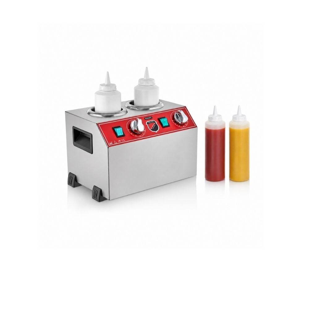 Silverinox Elektrikli 2li Isıtıcılı Sosluk