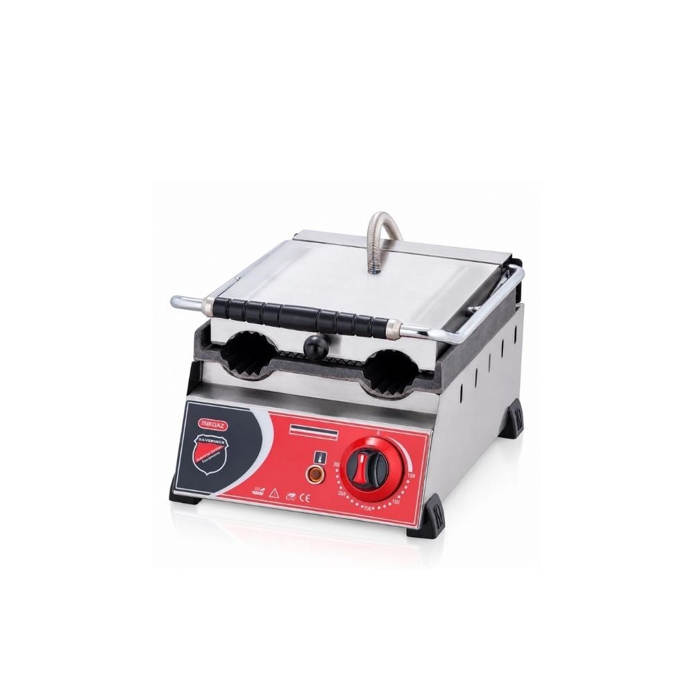 Silverinox Elektrikli 2li Dürüm Döküm Tost Makinesi