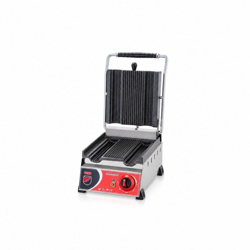 Silverinox Elektrikli 2li Dürüm Döküm Tost Makinesi