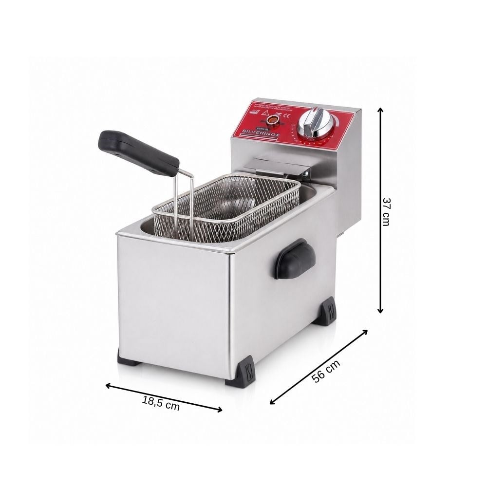 Işıkgaz Silver Endüstriyel 2000 W Tekli 3 Litre Elektrikli Fritöz