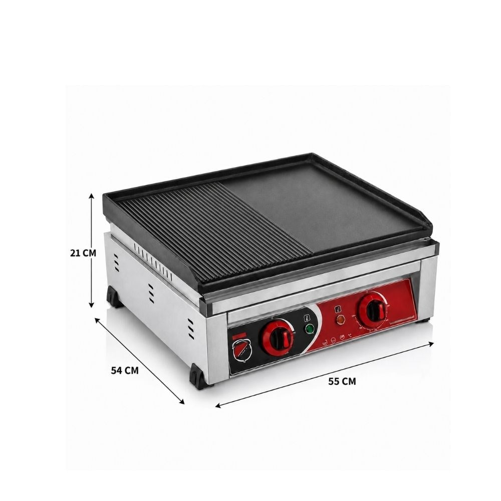 Işıkgaz Silver Endüstriyel 50 Lik Elektrikli 50 Cm Döküm Izgara