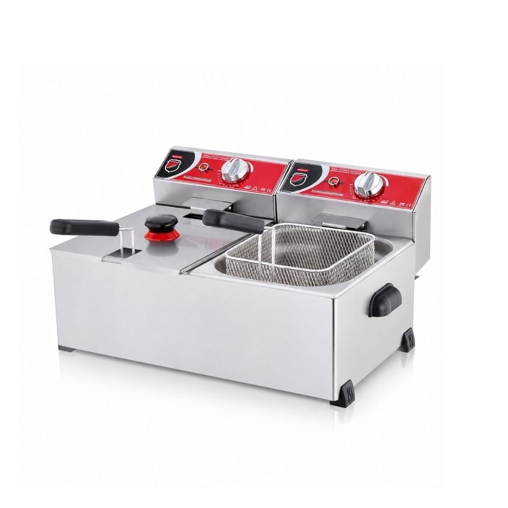Işıkgaz Silver Endüstriyel Çiftli 5+5 Litre Elektrikli Fritöz