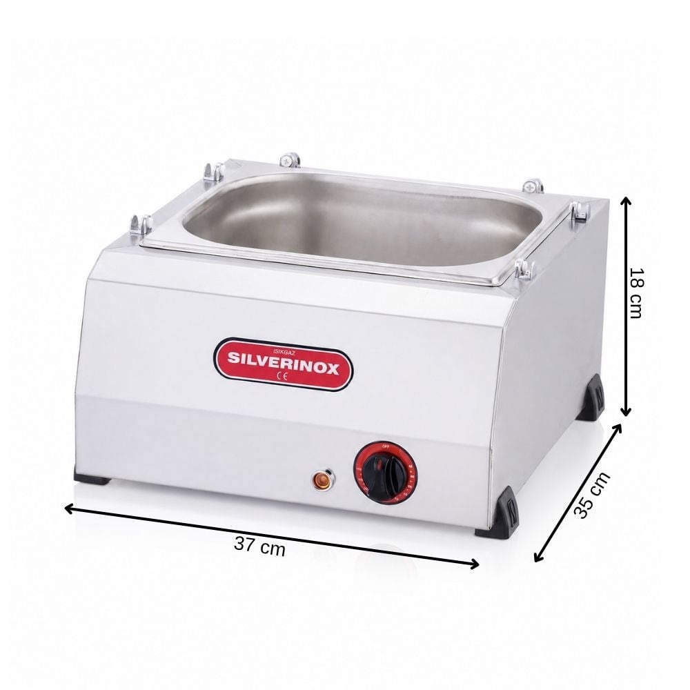 Silverinox Elektrikli Set Üstü Sos Kapsız Sosislik 220V