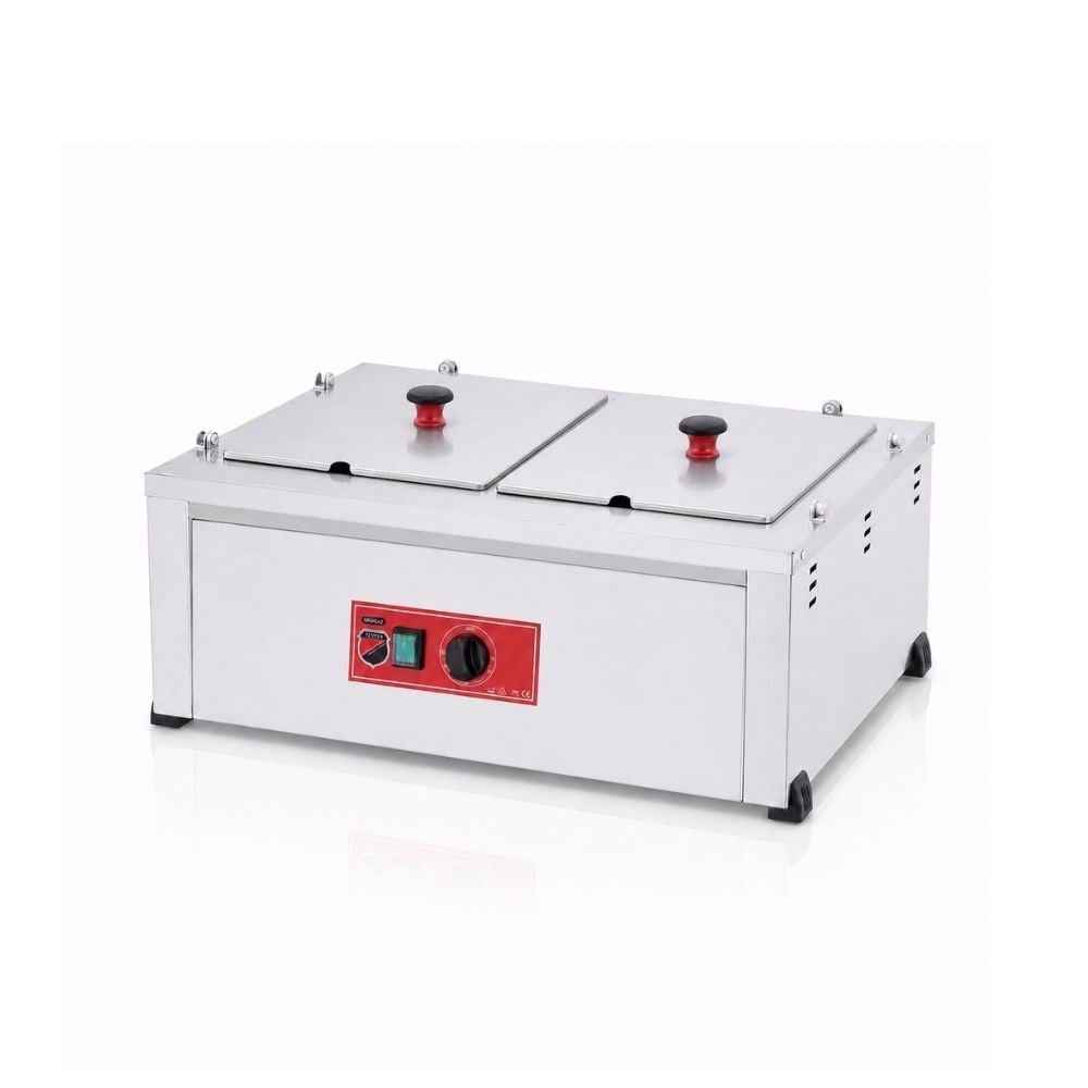 Silverinox Elektrikli Set Üstü 2li Benmari