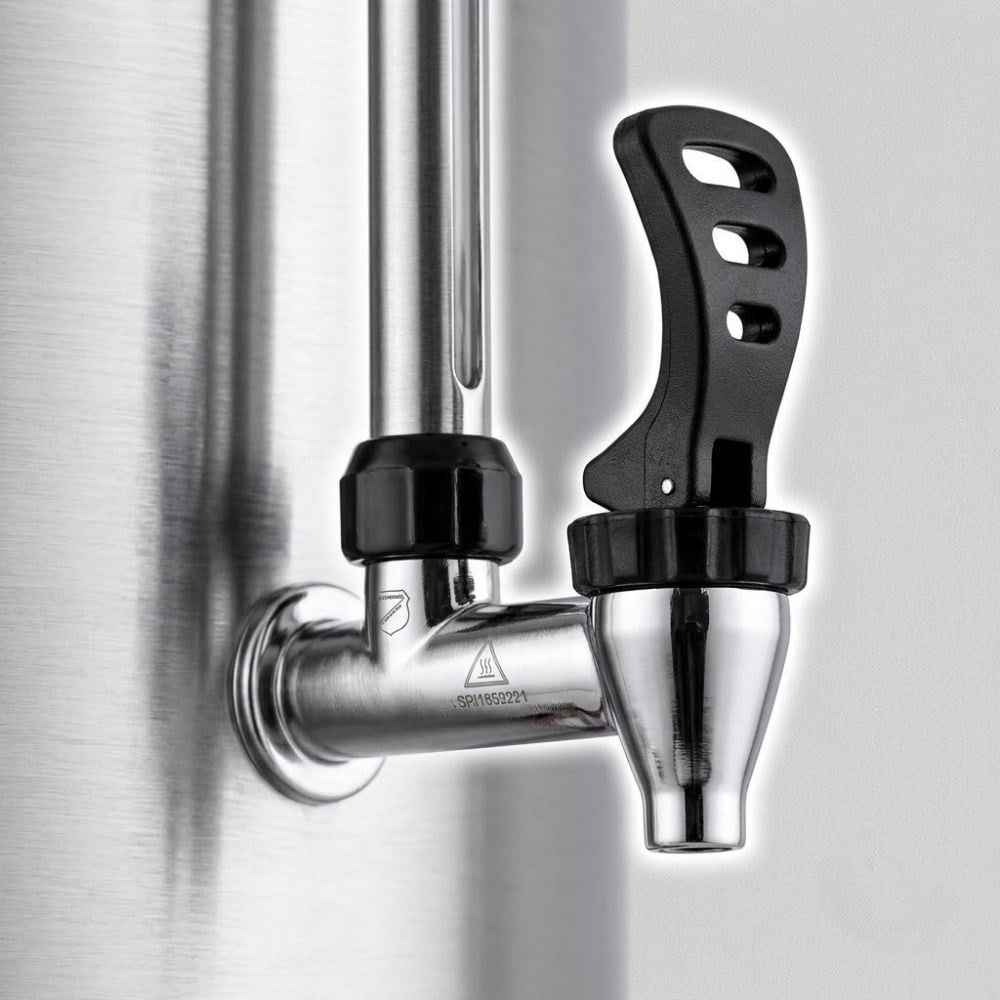 Işıkgaz Silver Metal Musluklu 60 Bardak Çay Makinesi 7 L Çay Potu