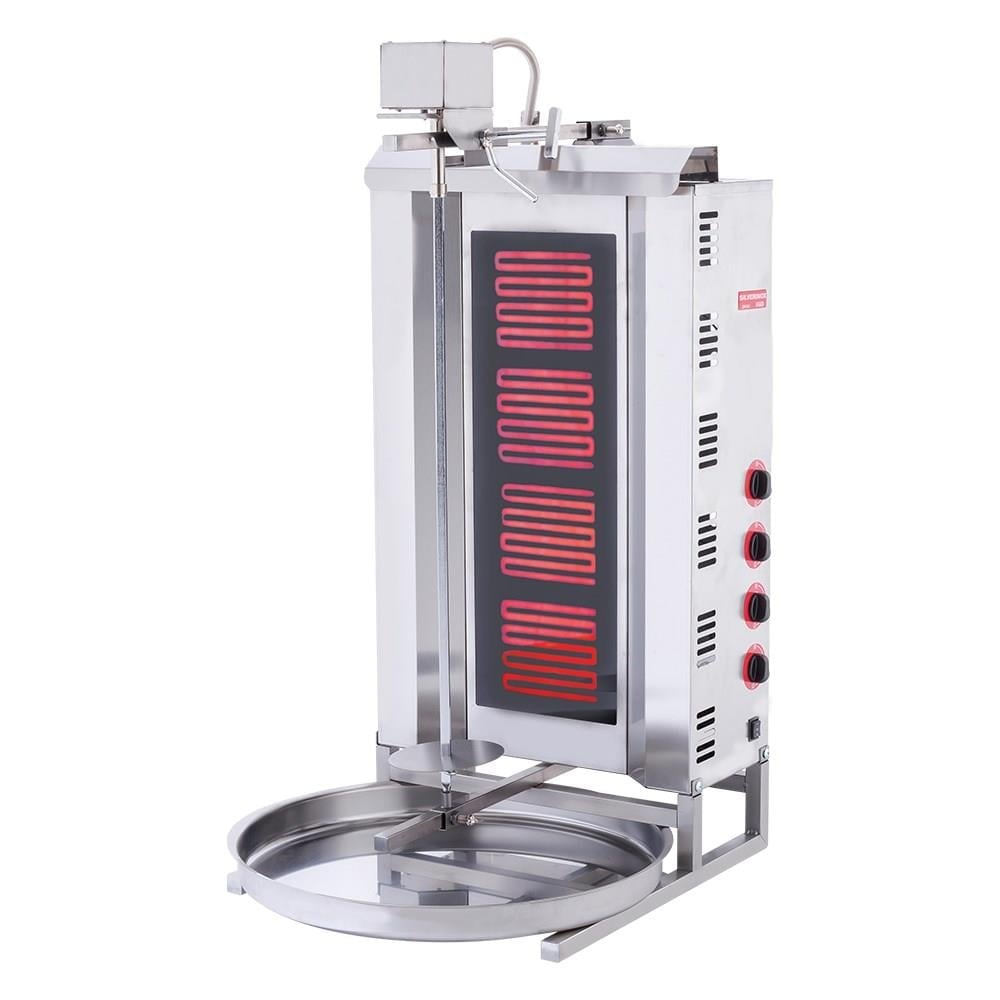 Işıkgaz Silver Elektrikli 4 Radyanlı Üstten Motorlu Döner Ocağı