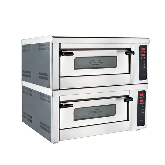 Karacasan Elektrikli Çift Katlı 8 Li Dijital Pizza Fırını