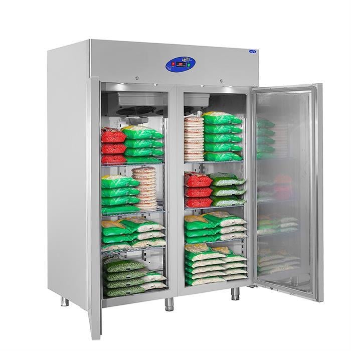 CSA Karacasan 1200 Lt Dik Tip Çift Kapılı Buzdolabı(430 Çelik)
